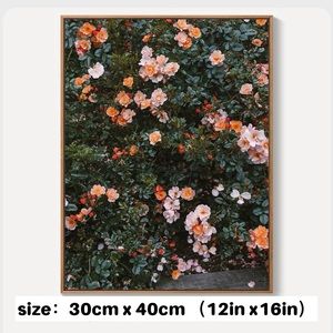 NWT！Brand new vintage rose garden impressionism painting prints！